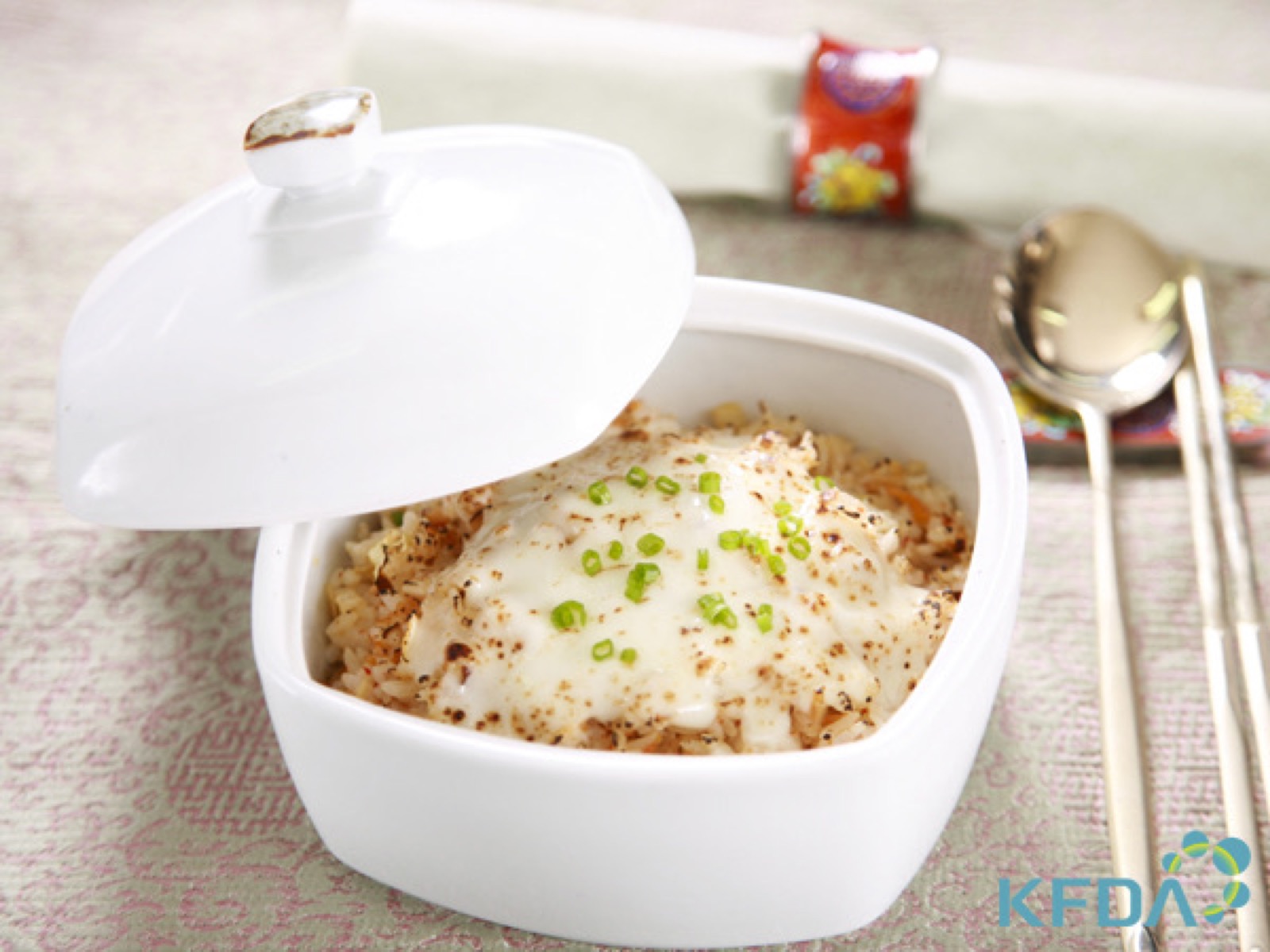 김치밥 그라탱 완성 모습