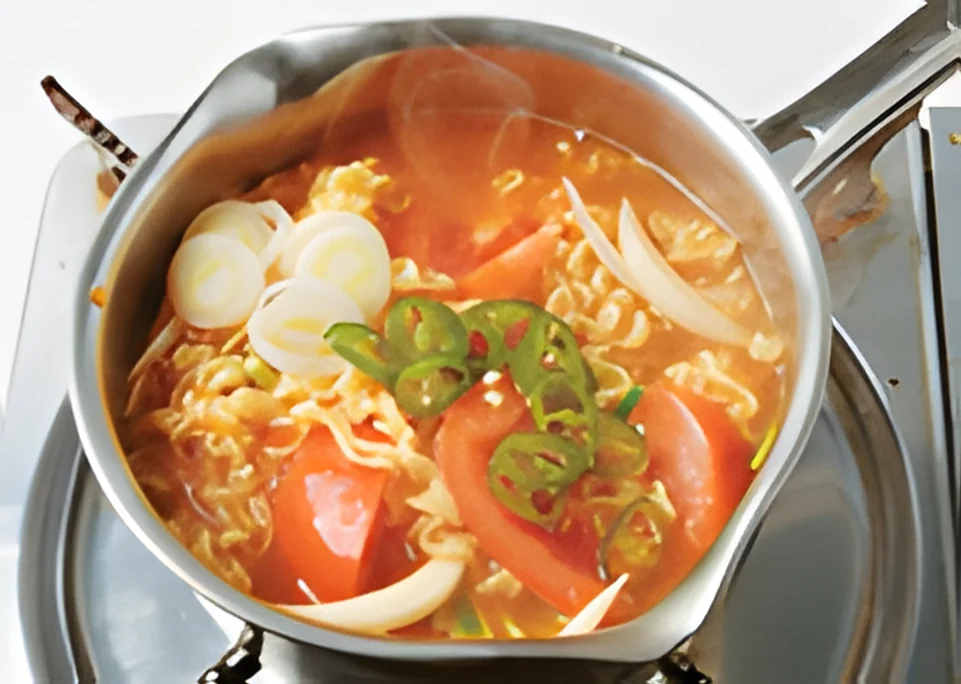 토마토라면 6단계 사진
