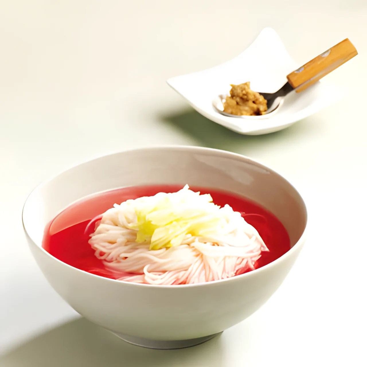 칠곡석류국수 완성 모습