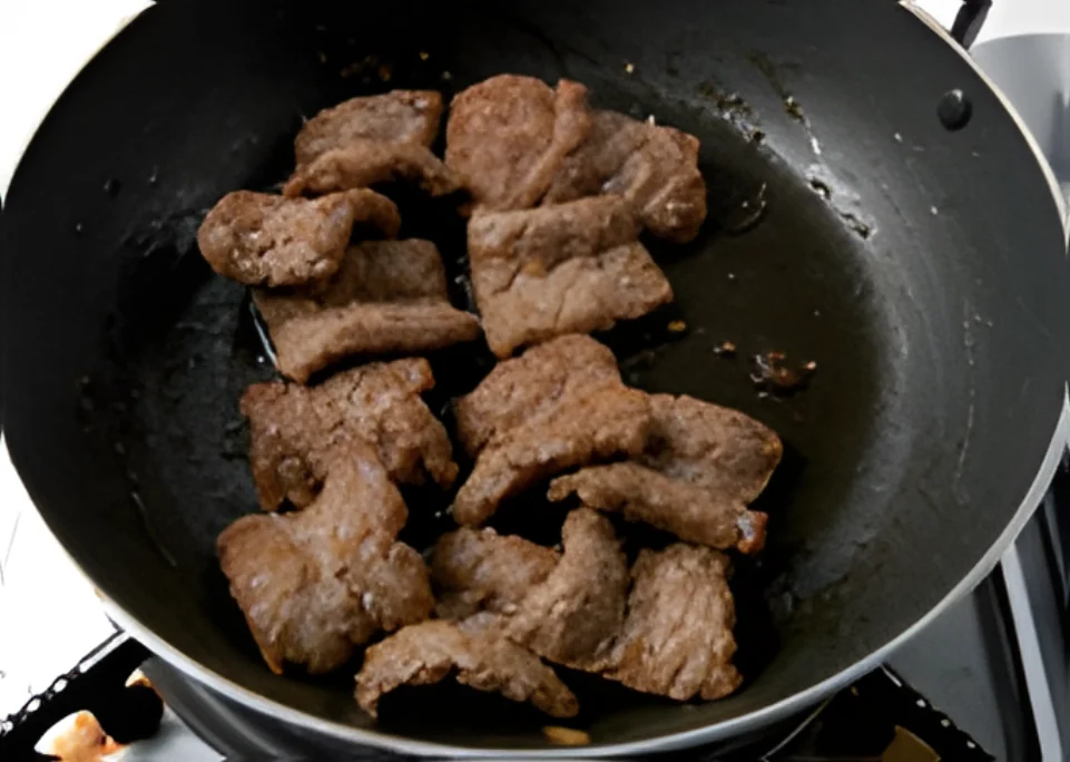 버섯콩불고기 4단계 사진