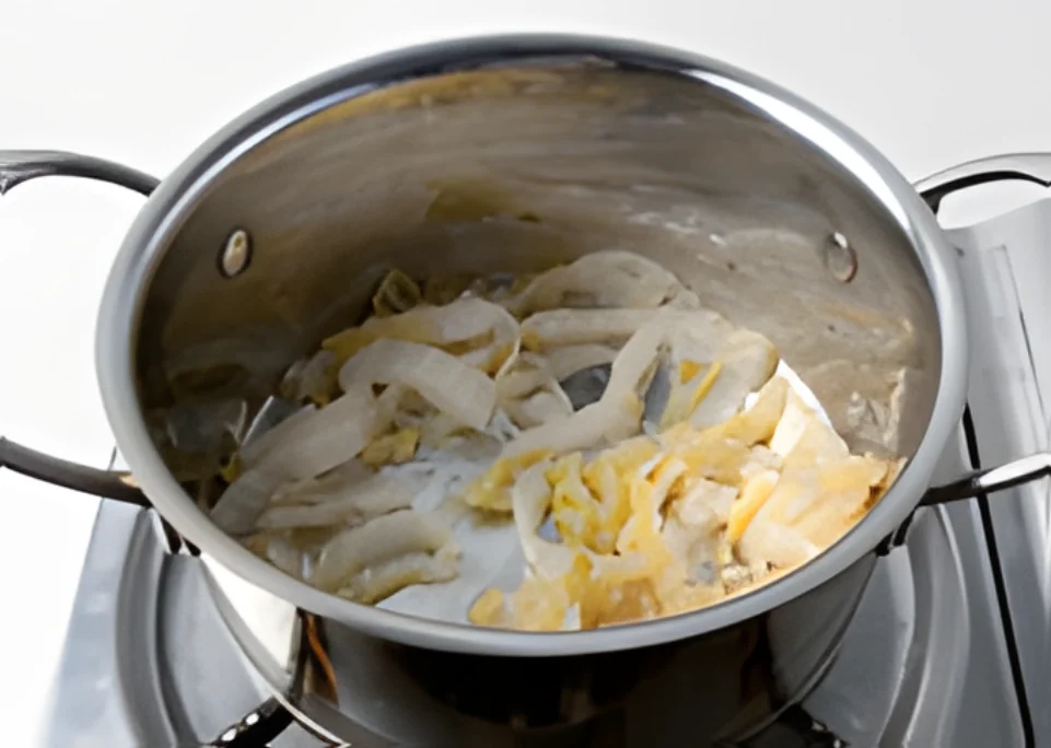 백김치콩비지찌개 3단계 사진