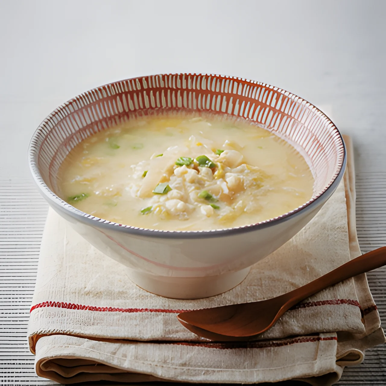 백김치콩비지찌개 완성 모습