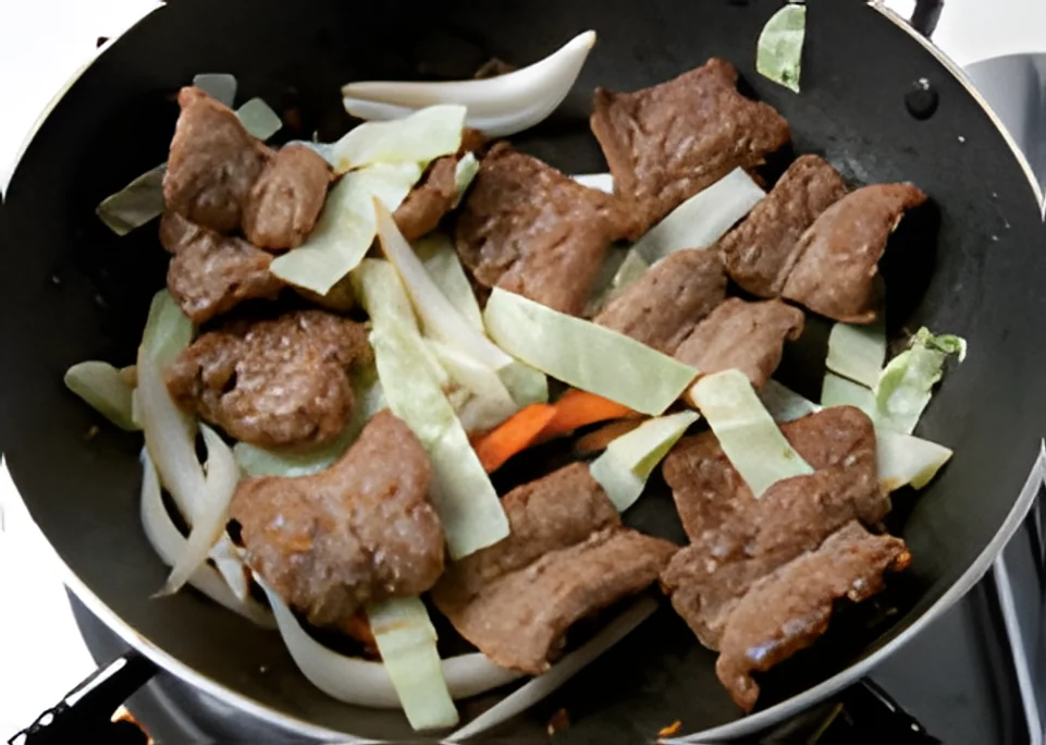 버섯콩불고기 5단계 사진