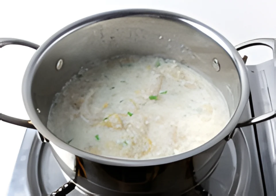 백김치콩비지찌개 5단계 사진