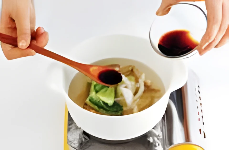 표고버섯 청경채국 3단계 사진